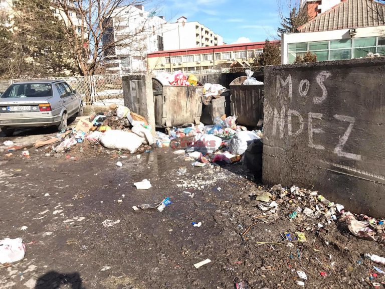 Gjendje e mjerueshme në Lipjan, ja si lihen plehrat në rrugë (Foto)