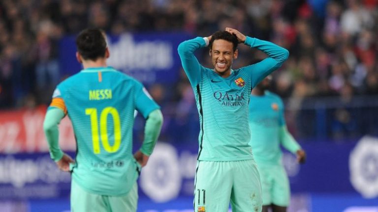Neymar mungon në Camp Nou ndaj Atleticos