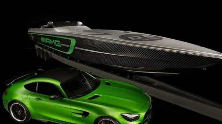Barkë luksoze me 3,100 kuajfuqi, inspiruar nga Mercedes-AMG GT R (Foto)