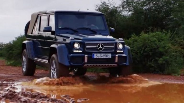 Mercedes-Maybah lëviz me lehtësi edhe nëpër xhungël (Video)