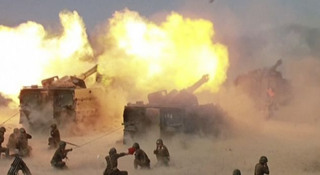 Ushtria e Kim’it e gatshme për luftë (Foto)