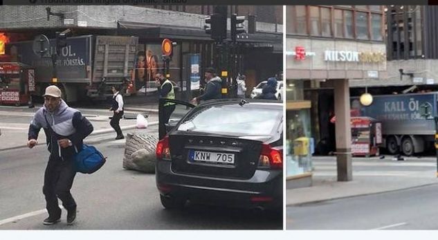 Sulmi në Stokholm, të vdekurit të rrugë (Pamje +18)