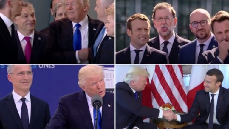 Momentet më bizare të samitit të NATO-s (Video)