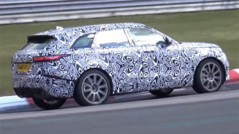 Range Rover është duke e testuar modelin e ri Velar në pistë (Video)
