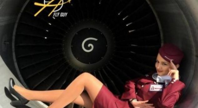 Njihuni me stjuardesën më seksi shqiptare (Foto)