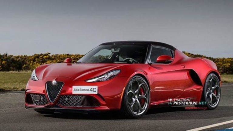 Alfa Romeo rifreskon modelin 4C (Foto)