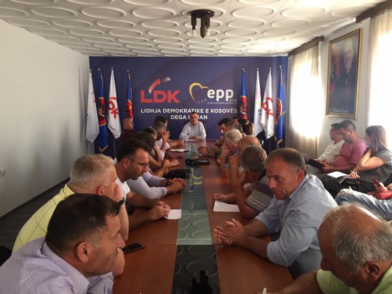LDK-Lipjan diskuton për situataten politike në vend
