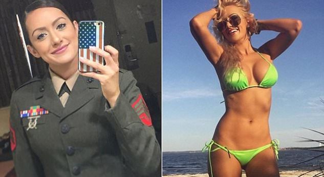 Ushtarja amerikane bëhet hit në Instagram, pas fotografive seksi