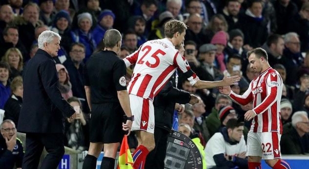 Crouch zëvendësoi Shaqirin, theu rekord në Premier Ligë