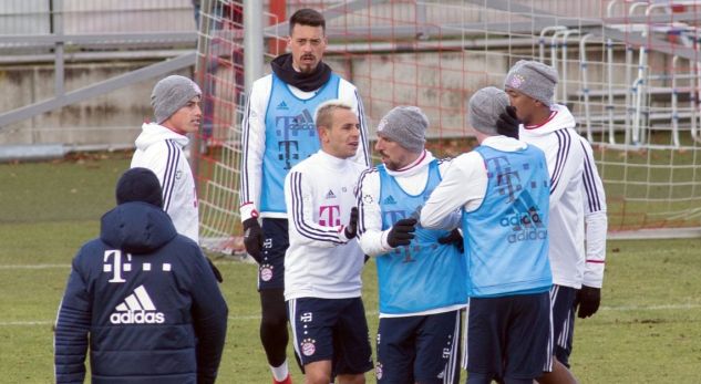 Bayern Munich, përleshen në stërvitje James dhe Rudy