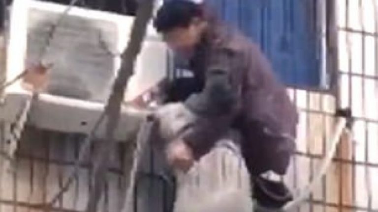 Kalimtari iu del në ndihmë zjarrfikësve, për shpëtimin e shtatzënës nga banesa që digjej (Video)