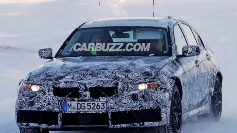 BMW M3 i ri, fotografohet gjatë testimit në borë (Foto)