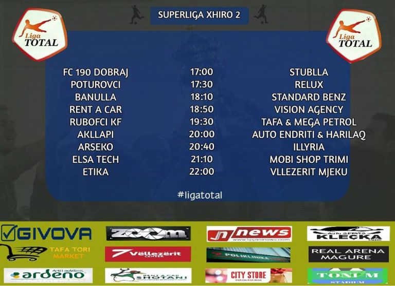 Çiftet e xhiros qe po vjen ne Liga Total Lipjan