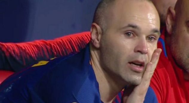 Iniesta nuk mundi t’i përmbante lotët pas mbase finales së tij të fundit për Barçën