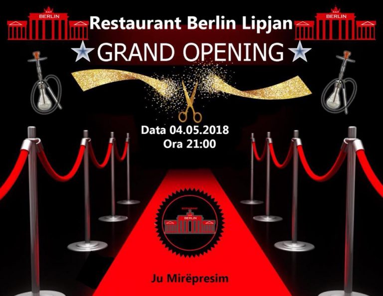 Restorant Berlin në Lipjan punëson 20 punëtor lipjanas, të premten hapja!