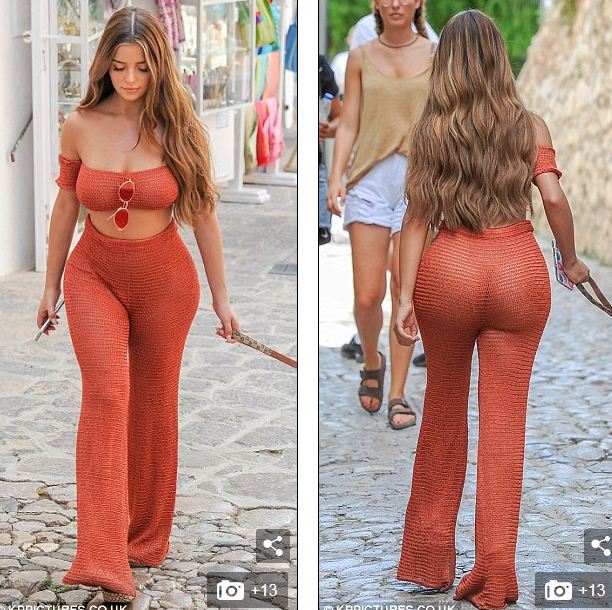 Demi Rose e mrekullueshme në fustanin super të ngushtë