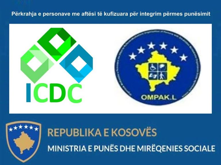 ICDC prezantoi projektin “Përkrahja e personave me aftësi të kufizuara për integrim përmes punësimit”