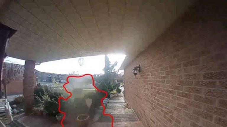 Kamera e sigurisë kapi ‘fantazmën’ që u largua pasi i ra ziles (Video)