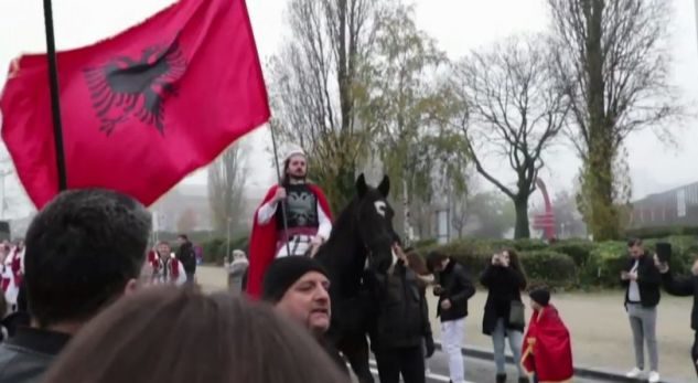 “Skënderbeu” mbërrin në Bruksel