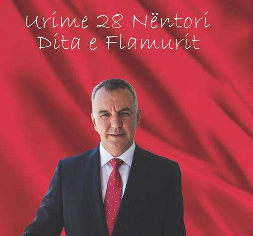 Kryetari i Komunës Imri Ahmeti uron të gjithë qytetarëve 28 nëntorin Ditën e Flamurit Kombëtar