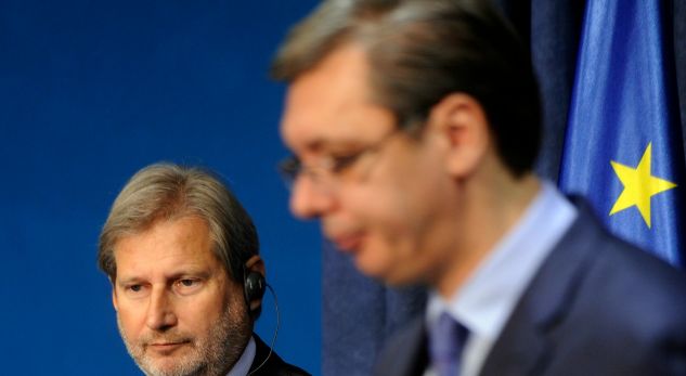 Mediat serbe: Hahn shkon pa paralajmërim në Beograd, para Prishtinës