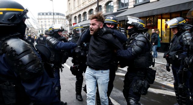 Protesta të dhunshme në Francë, Belgjikë dhe Holandë