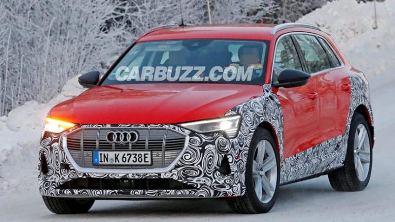 Audi e-tron është parë duke u testuar në rrugë me borë (Foto)