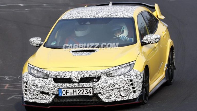 Honda Civic Type R shfaqet duke u testuar në pistë (Foto)
