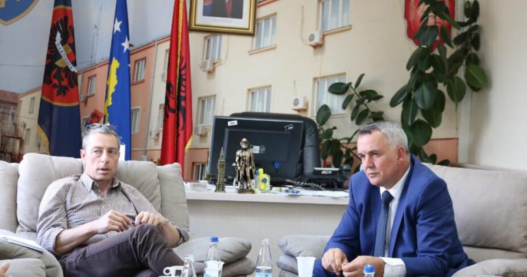 Kryetari Ahmeti pret në takim Patrick Etienne