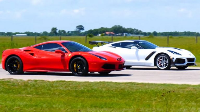 Corvette ZR1 tejkalon shpejtësinë e Ferrari 488 GTB