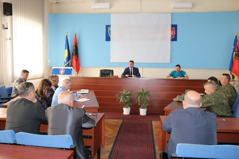 Mbahet mbledhja e Këshillit Komunal për Siguri në Bashkësi