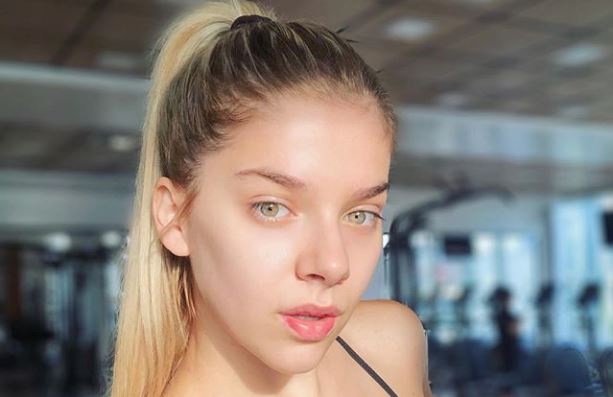 Arilena paraqitet tërësisht natyrale nga palestra