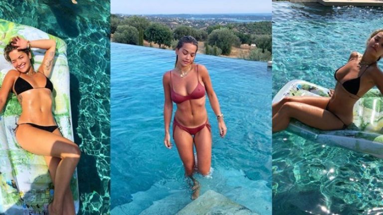 Foto të pa publikuara më parë, Rita Ora ‘ndez’ rrjetin me paraqitjen në bikini