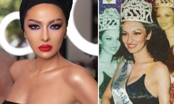 Foto e rrallë e Adelina Ismailit kur u shpall “Miss Kosova 1997”