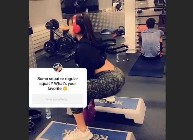Arta Nitaj publikon shumë video nga palestra, tregon se çfarë ushtron më së shumti