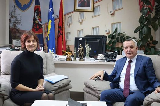 Ahmeti takon përfaqësuesen e Organizatës Gjermane “Arbeiter Samariter Bund – ASB” Dafina Hoxha