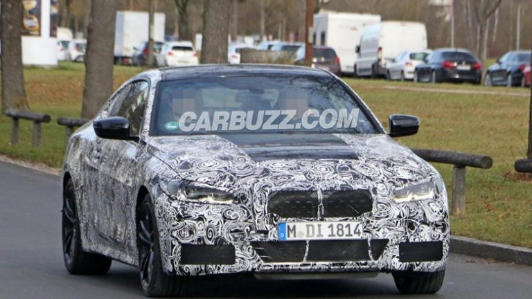 BMW 4 Series është parë duke u testuar, me grill masiv që dallon nga modeli i tanishëm
