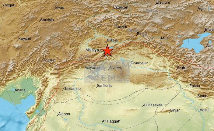 Një tërmet me magnitudë 6.8 shkallë godet Turqinë