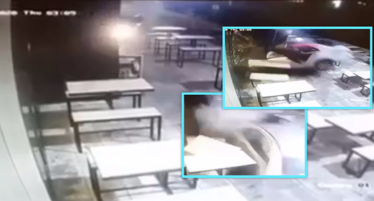 Dalin pamjet e aksidentit Prishtinë-Ferizaj, makina futet në restorant