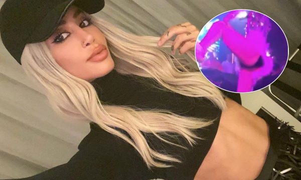 Dafina Zeqiri me ‘twerk’ të shfrenuar në skenë