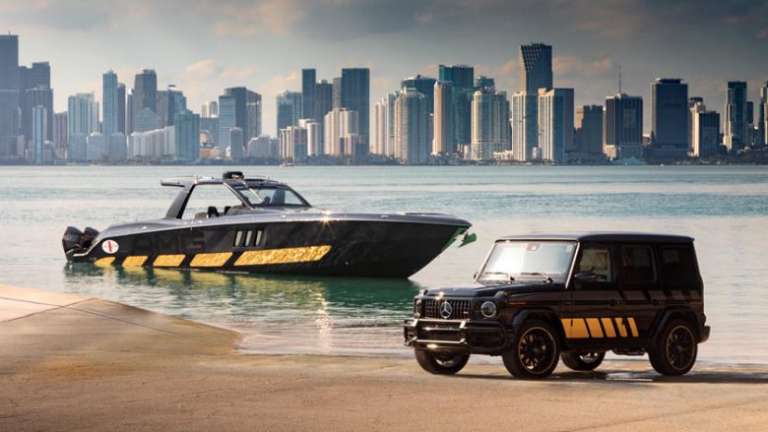 Mercedes-AMG G63 me pamjen e ngjashme sikur barka e shpejtë që ka 2,700 kuaj fuqi