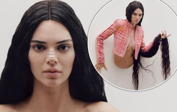 Modelja Kendall Jenner, gjysmë e zhveshur në fotosesionin e fundit