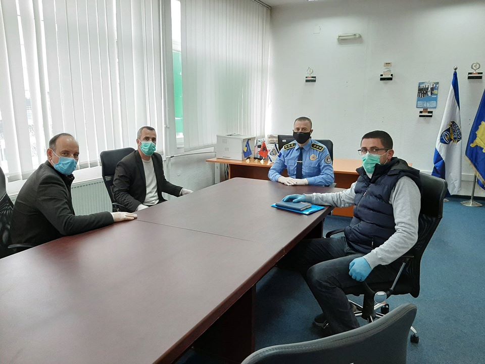 KBI-Lipjan viziton stacionin Policor në Lipjan, Komandantin Bashkim Bytyqi