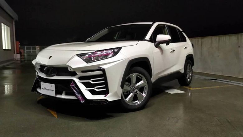 Toyota RAV4 e modifikuar që të duket sikur një Lamborghini Urus