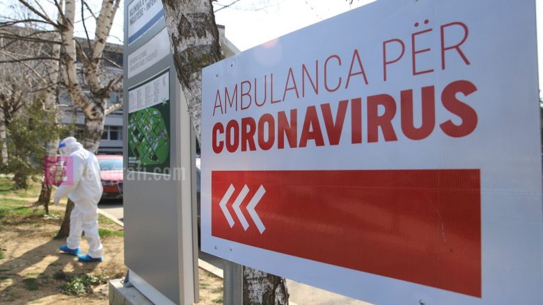 Harta e të prekurve me koronavirus në Kosovë