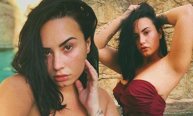 Nga karantina dhe pa grim, Demi Lovato pozon nga pishina e saj!
