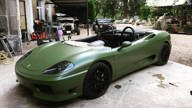 Ferrari 360 Spider i transformuar në një Speedster