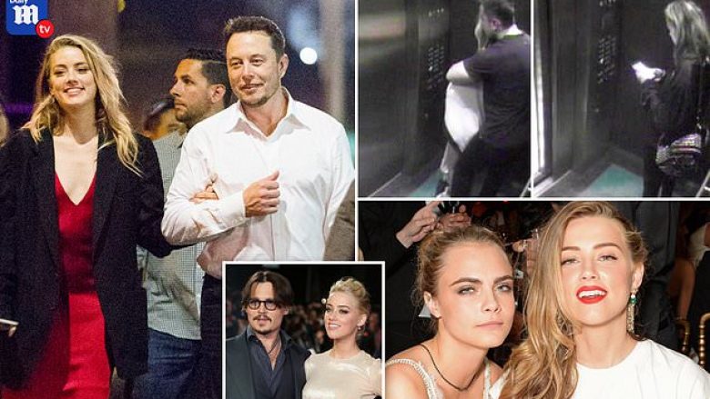 Elon Musk mohon aferën e shumëpërfolur se ka qenë në lidhje treshe me Cara Delevigne dhe Amber Heard