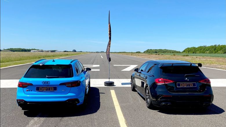 Mercedes-AMG A45 S në një duel interesant me Audi RS4 Avant, rezultati impresionues