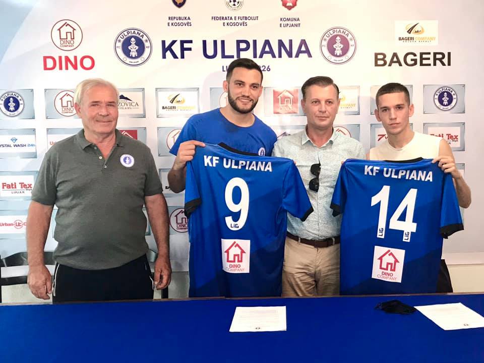 KF “Ulpiana” me dy superpërforcime të reja Urim Statovci dhe Bardh Bylykbashi
